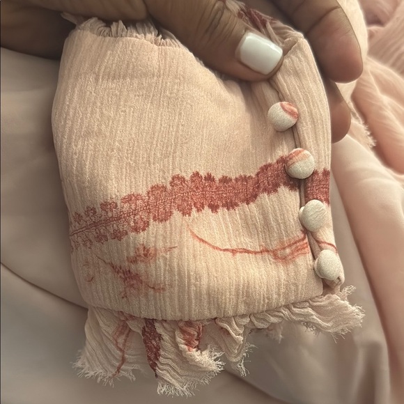 JONATHAN SIMKHAI Monica Rose Pink Floral Top size small - Picture 9 of 10